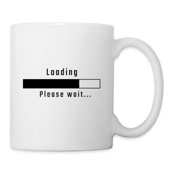 Loading - please wait - Mug - white - Right