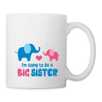 Big Sister To Be 2018 - Mug blanc - blanc - Droite