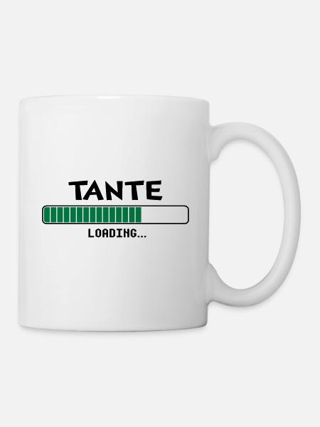 Tante loading Ladebalken - Tasse - Weiß