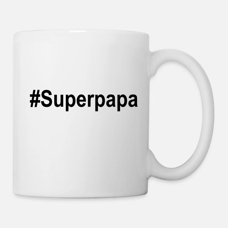 #superpapa - Mug blanc - blanc