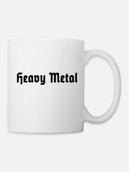 Heavy Metal - Tasse - Weiß