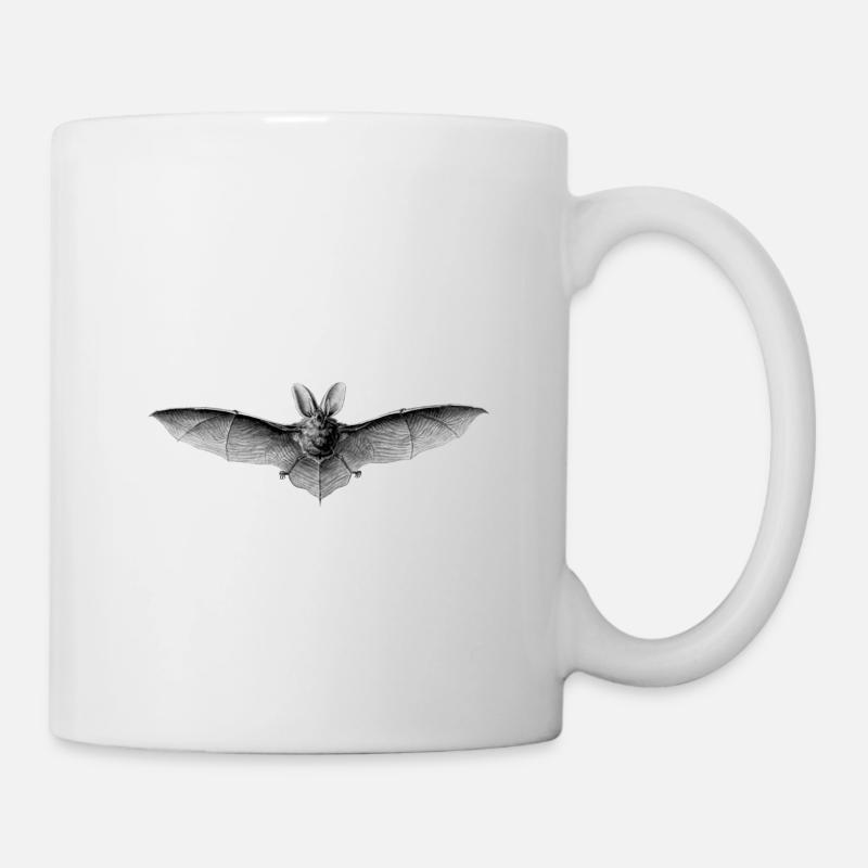Fledermaus - Tasse - Weiß