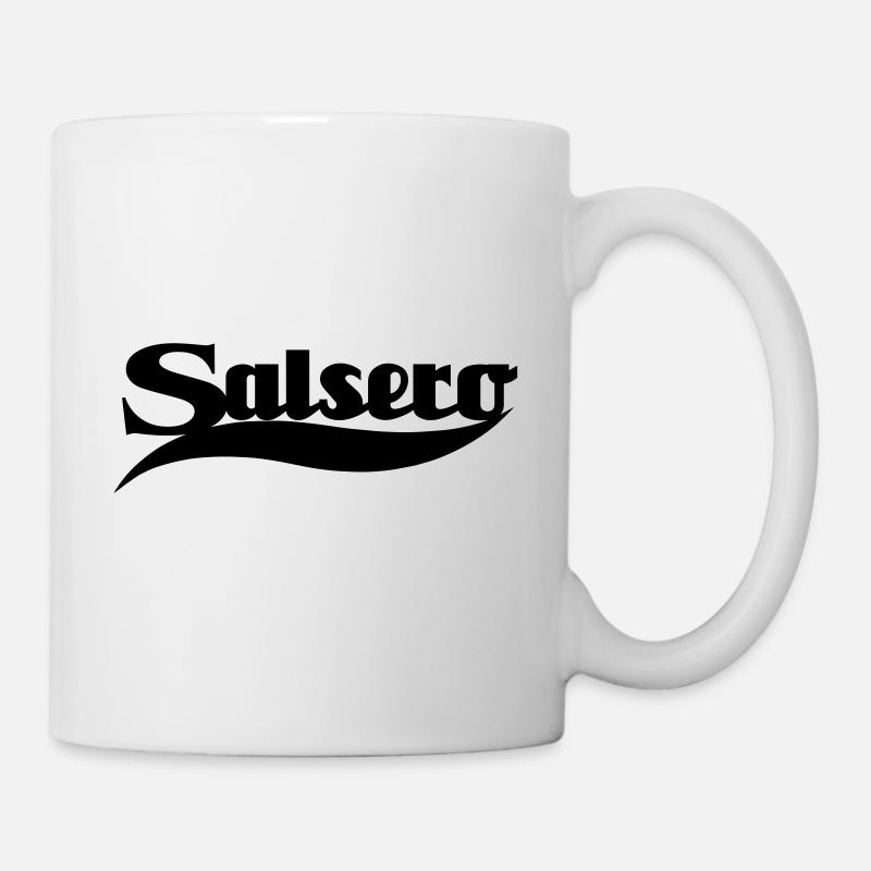Salsero - Salsa Dance Shirt - Tasse - Weiß