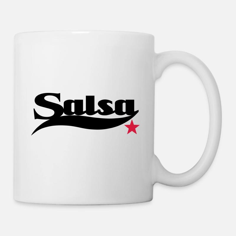Salsa - Salsa Dance Shirt - Tasse - Weiß