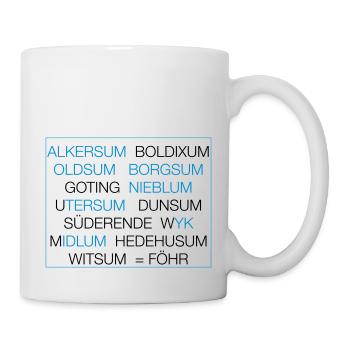 Föhr - Tasse - Weiß - Rechts