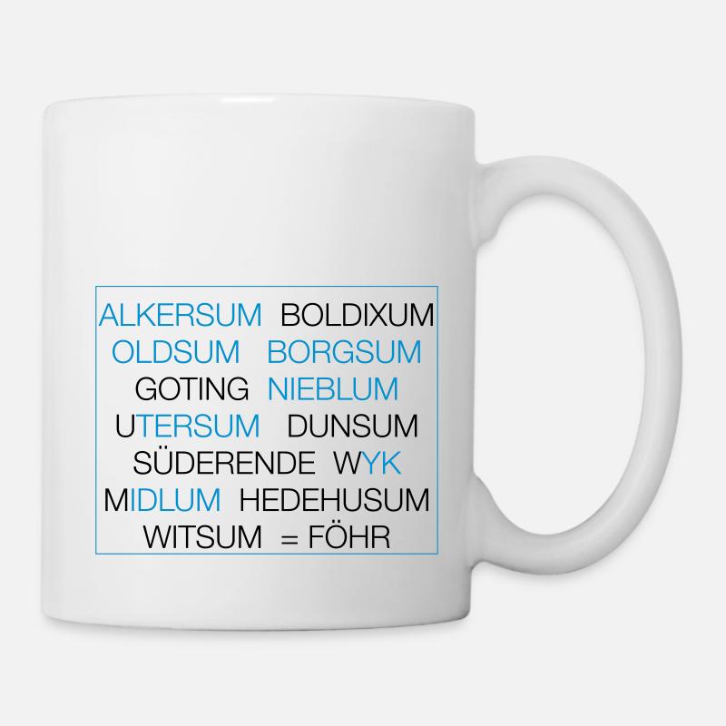 Föhr - Tasse - Weiß