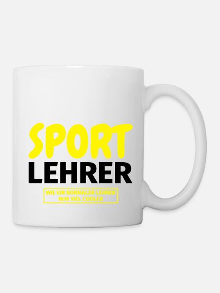 Sportlehrer Geschenk - Tasse - Weiß