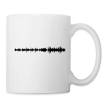 Waveform - Tasse - Weiß - Rechts