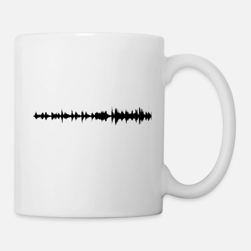 Waveform - Tasse - Weiß
