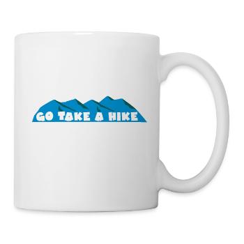 take a hike - Mug blanc - blanc - Droite
