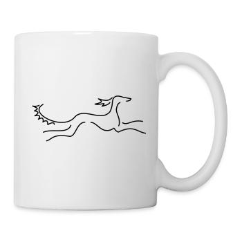Salukimotiv - Mug blanc - blanc - Droite