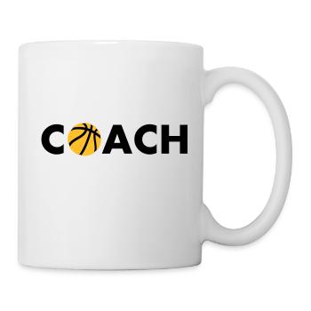 basketball Trainer Coach - Tasse - Weiß - Rechts