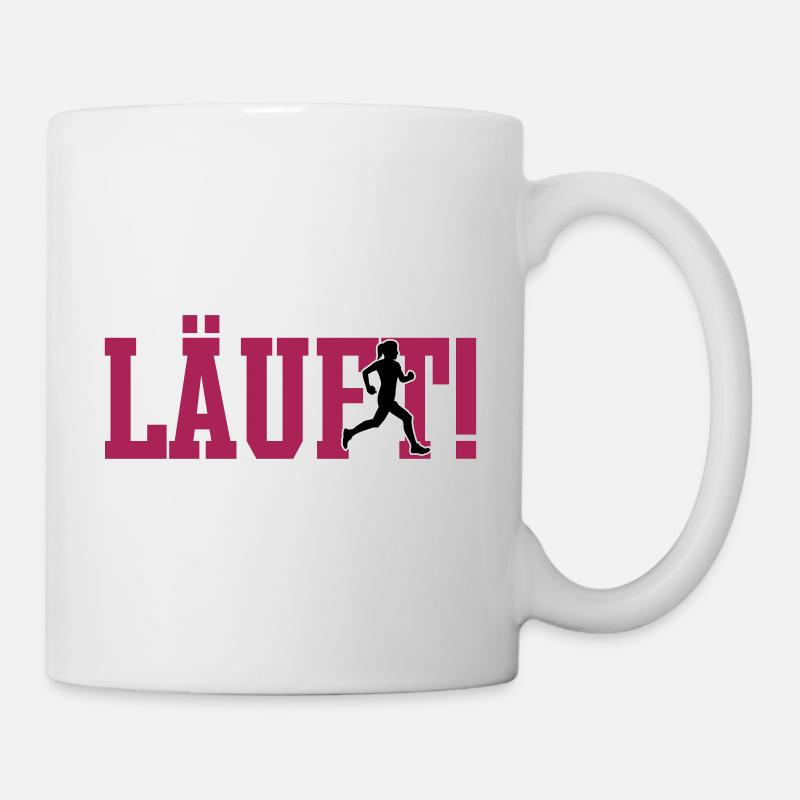 Läuft! Frau - Tasse - Weiß