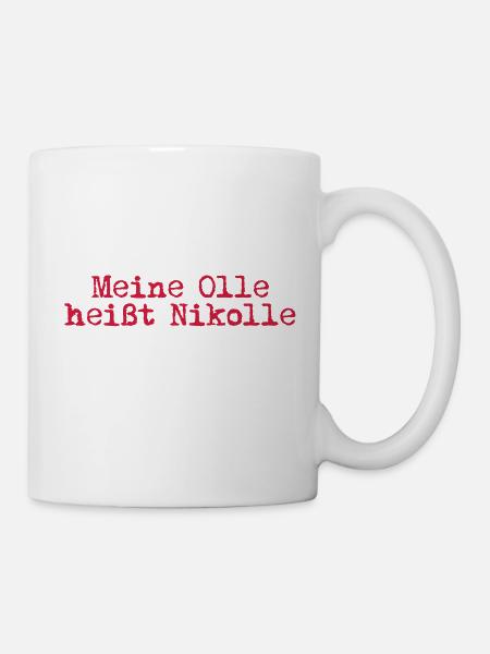 Meine Nikolle - Tasse - Weiß