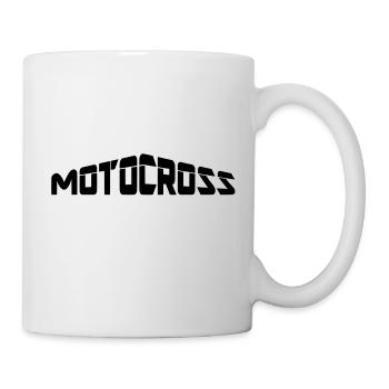 motocross - Tasse - Weiß - Rechts