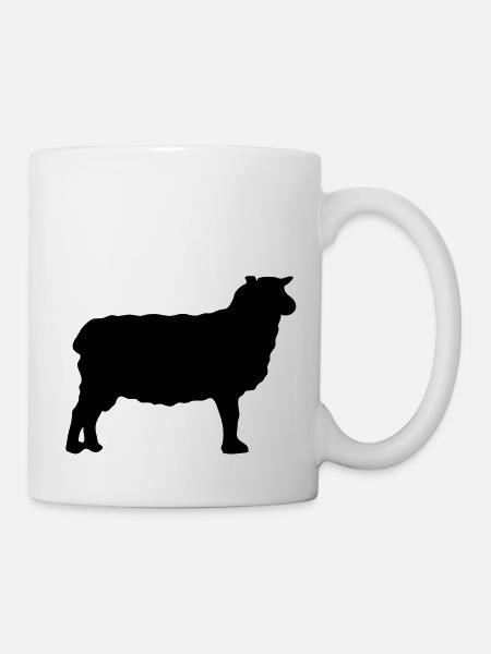 sheep sheep silhouette shadow Shadow2 - Mug - white