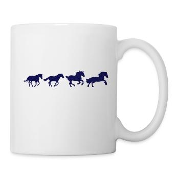 Unterhaltung Pferd Pferde horse4 - Tasse - Weiß - Rechts