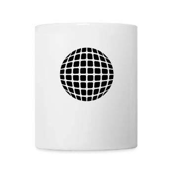 Diskokugel - Tasse - Weiß - Vorne