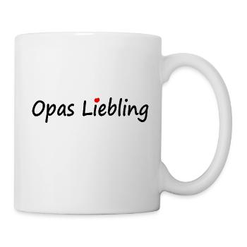 La chérie de grand-père - Mug blanc - blanc - Droite