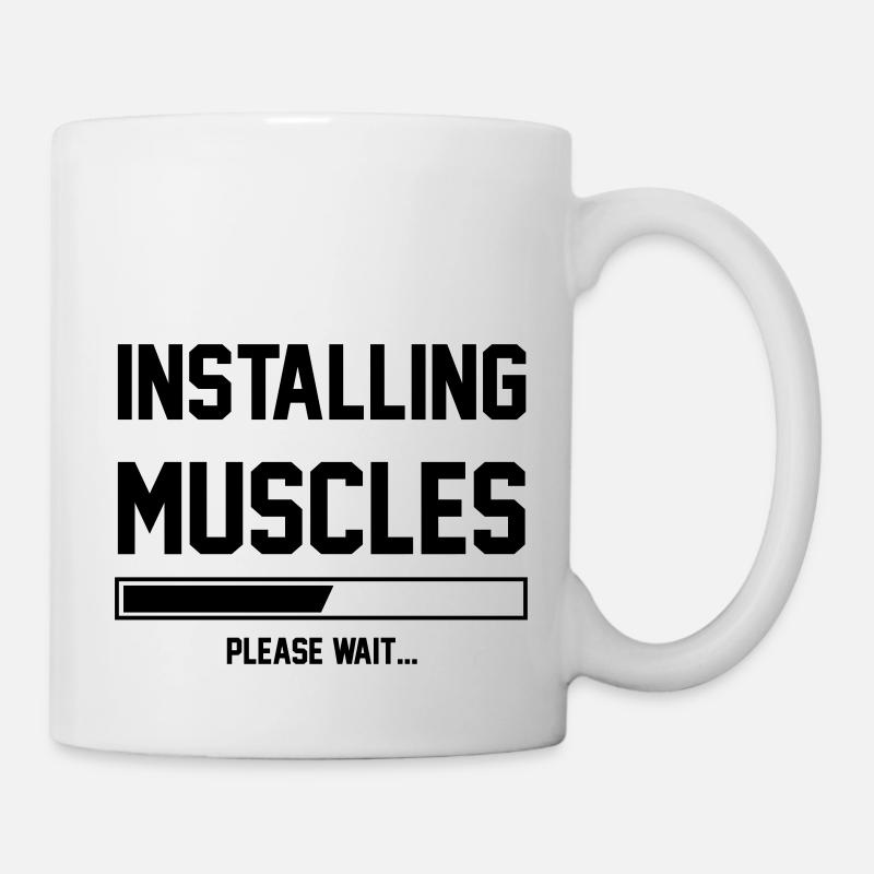 Les muscles - Mug blanc - blanc