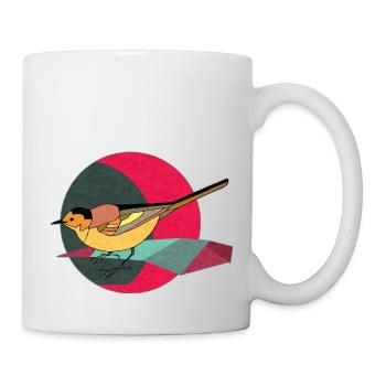 Colorful bird - Mug - white - Right