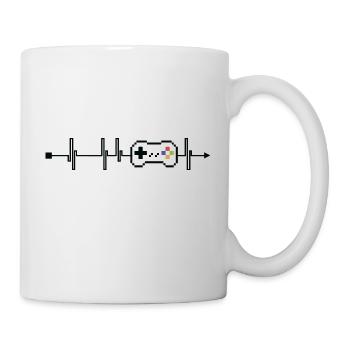 Gamers. Gaming. Joystick. Gift. gift idea - Mug - white - Right