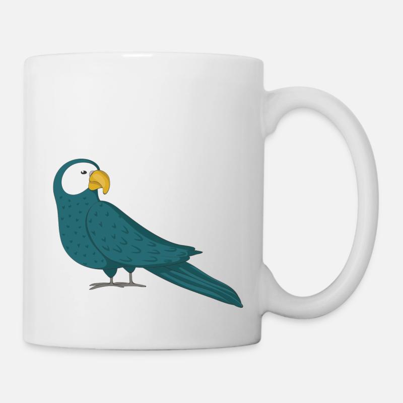 Papagei - Tasse - Weiß