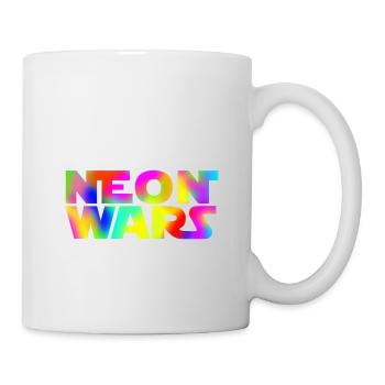 neon wars - Mug - white - Right