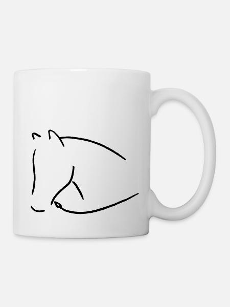 hippiques - Mug blanc - blanc