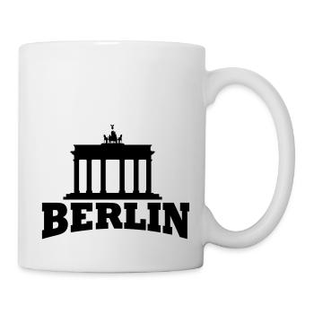 Berlin - Brandenburger Tor - Tasse - Weiß - Rechts