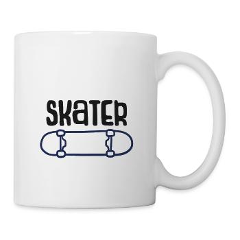 Skater Skateboard Halfpipe Board Sport Freestyle - Mug - white - Right