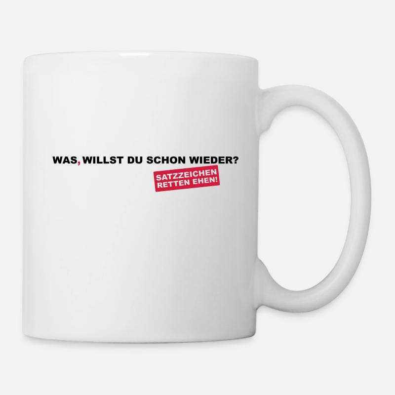 Ponctuation sauver des mariages! - Mug blanc - blanc