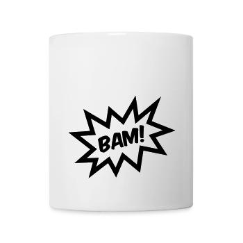 BAM! - Tasse - Weiß - Vorne