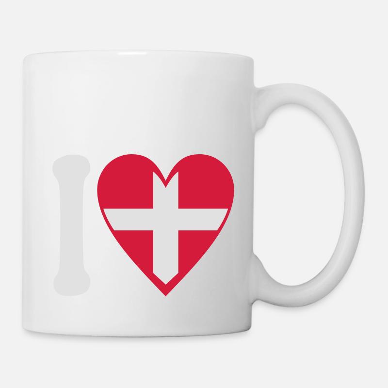 Liebe Savoie 2C - Tasse - Weiß