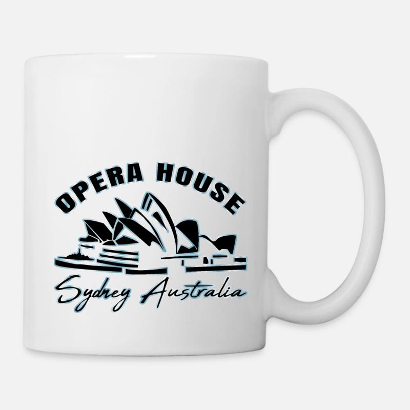 Opera House - Sydney, Australie - Mug blanc - blanc