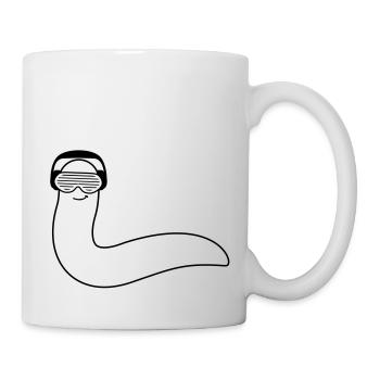 funky_dj_worm - Mug - white - Right