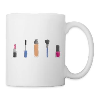 Beauty Make-Up - Tasse - Weiß - Rechts