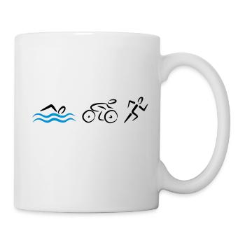 Triathlon - Tasse - Weiß - Rechts