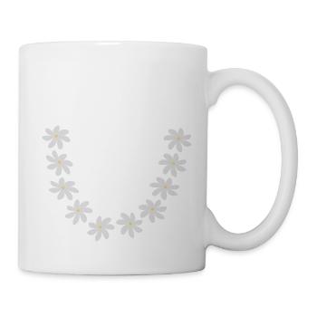 tiare tahiti flowers - Mug - white - Right