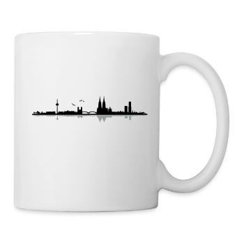 Cologne Skyline - Mug - white - Right