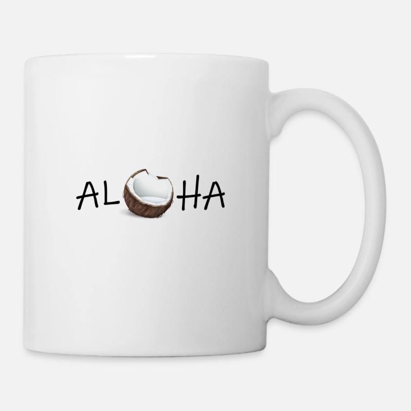 Aloha - Tasse - Weiß