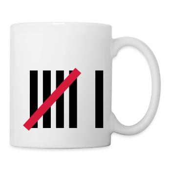 6 Anniversaire - Mug blanc - blanc - Droite