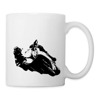 Kawasaki-Ninja-Fan - Tasse - Weiß - Rechts