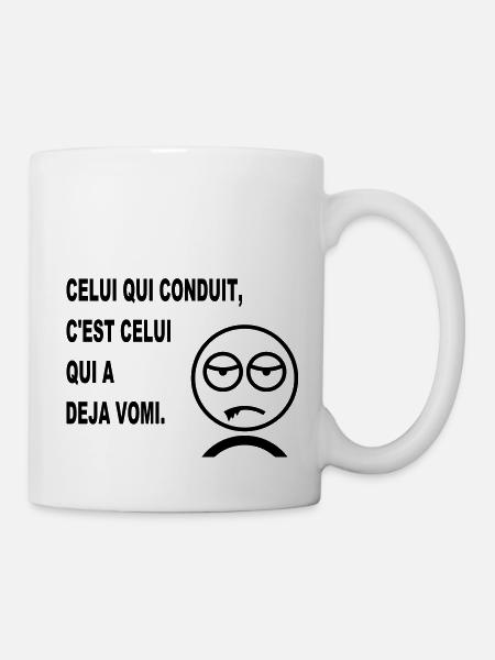 sam_deja_vomi_humour - Mug blanc - blanc