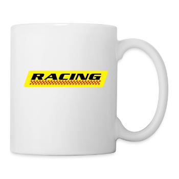 RACING - Mug blanc - blanc - Droite