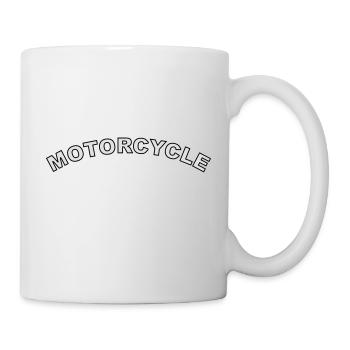 motorcycle - Tasse - Weiß - Rechts