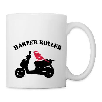 Harzer Roller - Tasse - Weiß - Rechts