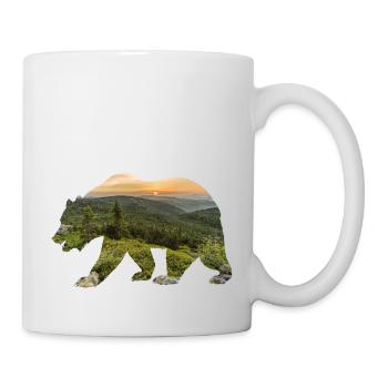 Baer2 im Wald - Tasse - Weiß - Rechts