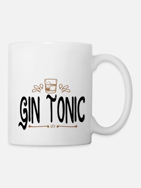 Gin Tonic - Tasse - Weiß