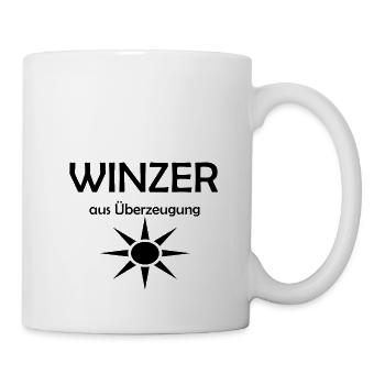 Winegrowers out of conviction - Mug - white - Right
